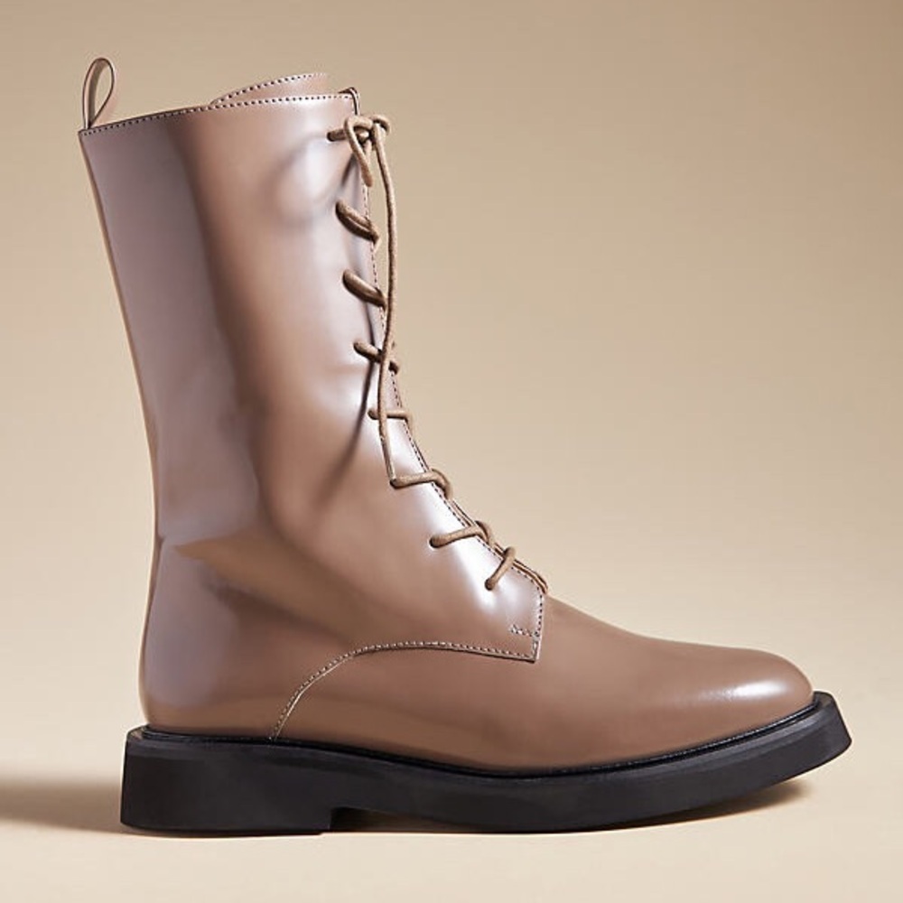 Anthropologie Pilcro Lace-Up Stompy Boots Size 9.5 EU 40